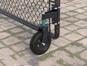 Roues en caoutchouc pneumatiques de 6 à 8 pouces, <span class=keywords><strong>roulettes</strong></span> de levage pour meubles, <span class=keywords><strong>but</strong></span> de football, conteneur - Product Image 4