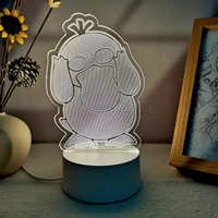 Beliebte 3D-Anime-Lampe mit Individueller Bedruckung Verfügbar 16-Farben-Fernbedienung Dekorative Nachtbeleuchtung für Wohnzimmer und Sofaseiten