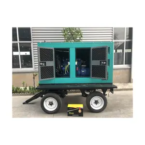 Easy to operate nis san yu chai engine diesel genset 50kw 80kva electric dynamo silent generator set school