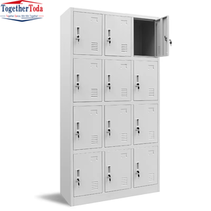Wholesale 12 Doors <b>Locker</b> Organization Workman Cupboard Wardrobe Metal Storage Steel Cabinet <b>Lockers</b> for Gym <b>Staff</b> School Office - Product Image 3
