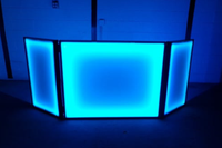 Mur vidéo led personnalisé dj stand portable led dj façade stand à vendre