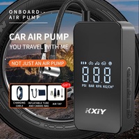 Pompe de gonflage des pneus de voiture Pompe à air 12v avec batterie 6000mAh 150psi Écran numérique Bicycle Ball Air Compression Tire Inflator