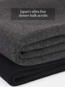 Pantalons d'hiver épais et chauds à haute élasticité en gros, chauffage du genou et de l'abdomen, leggings sans couture en velours plus épais, coupe ajustée pour femmes - Product Image 4