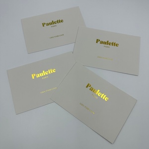 Carton personnalisé 90X50mm 400gsm écologique conceptions simples belle publicité douche nuptiale cartes de remerciement sur le thème de la lavande - Product Image 4