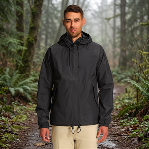 Mens Washed Hooded Bomber <b>Jacket</b> Waterproof Windproof Outdoor Sports Lightweight Casual <b>Zip</b> <b>Up</b> Streetwear Spring Autumn - Product Image 3