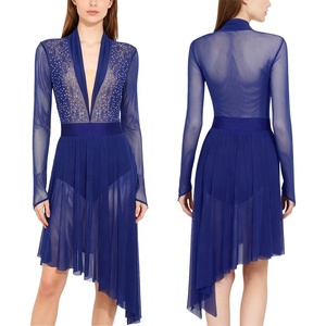 Vestidos <span class=keywords><strong>de</strong></span> Baile <span class=keywords><strong>de</strong></span> Tango para Mujeres Adultas, Vestidos <span class=keywords><strong>de</strong></span> <span class=keywords><strong>Danza</strong></span> Lírica con Volantes, para Actividades, Recitales y Competiciones, Fabricantes - Product Image 2