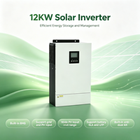 Onduleur solaire hors réseau MAX 12KW II 48V à onde sinusoïdale pure hybride MPPT 90-450VDC avec surveillance WiFi IP21 CAN pour batteries lithium-ion, montage mural