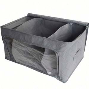 Popular Classic <b>Storage</b> Bag, Best Quality Clear Window Huge Luggage <b>Under</b> the <b>Bed</b> Cloths 3pcs Set Quilted <b>Storage</b> Tote Bag/ - Product Image 5