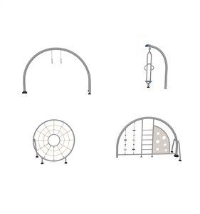 Premium High Quality <b>Outdoor</b> Modular Slide Long-term Use Luxury Villas <b>Amusement</b> <b>Equipment</b> Fe-24007st 23-13701 Plastic - Product Image 4