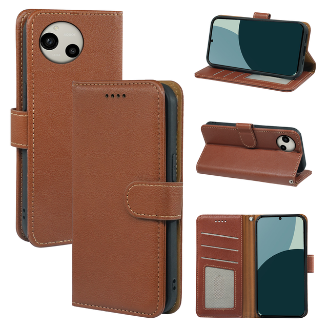 RFID Blocking Magnetic Card Holder and Stand Wallet Flip Phone Case for Sharp Aquos R11 Wish 6 5 4 Sense 9 10 R9 Pro Sumaho 7 6