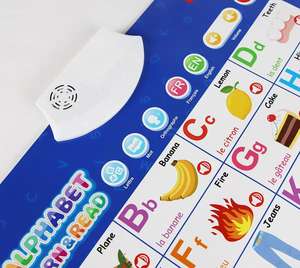 Enfants Alphabets Français Parler Affiche Éducation Précoce Électronique Interactive <span class=keywords><strong>Espagnol</strong></span> Arabe Anglais Bilingue Tableaux <span class=keywords><strong>D</strong></span>'apprentissage - Product Image 2
