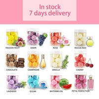 Bomei Fournisseur Prêt à Expédier Vente en Gros Gommage Corporel Vegan en Boules de Sucre Bio Parfumé aux Fruits Colorés