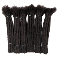 Originea 100% Cheveux Indiens Remy Faits Main Afro Kinky Dreadlock Extension Loc Crochet Tresses Cheveux