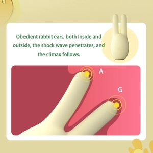 LILO Cute <span class=keywords><strong>Pet</strong></span> Series Masturbador femenino Vibrador de conejo con punto G Masaje Pezón Abrazadera Clítoris Estimulador de vagina para mujeres - Product Image 6
