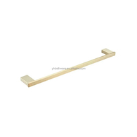 Ensemble d'accessoires de salle de bain en or, 4 pièces, en acier inoxydable SUS304, barre porte-serviettes, porte-papier toilette, crochet pour peignoir, accessoires muraux