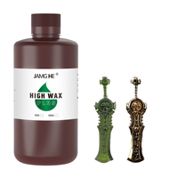 Resin Jamghe Best Selling 3D Printer High Wax Plus, Kandungan Lilin 60%, Non-Ash, Resin Fotopolimer yang Dapat Dicetak untuk Cetakan Perhiasan