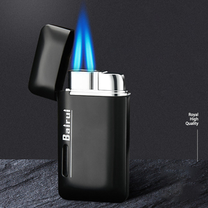 Encendedor de gas inflable de doble antorcha de fuego, soporte a prueba de viento, letras personalizadas, regalo, logotipo de Publicidad - Product Image 3