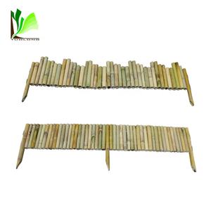 Valla <span class=keywords><strong>de</strong></span> bambú plegable para jardín, borde <span class=keywords><strong>de</strong></span> césped <span class=keywords><strong>de</strong></span> bambú natural - Product Image 2