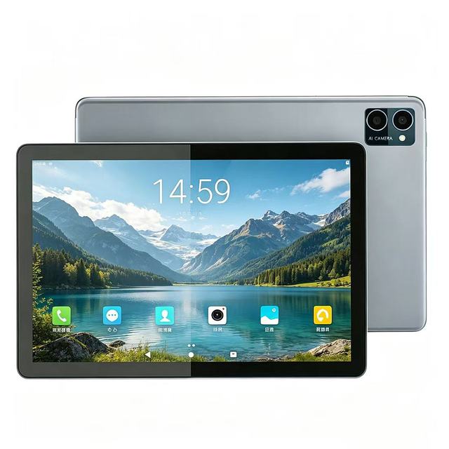 10.1 Inch 2.0Ghz Octa-Core Processor Tablet 6GB RAM 128GB ROM Gaming Tablet WiFi 5 GPS Dual SIM Android 15 Tablet PC