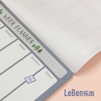 Agenda de diario creativa personalizada, planificador semanal, notas, agenda, 2021