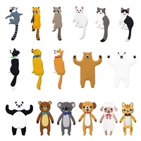 GABANA Nouveauté Crochet mural auto-adhésif flexible en PVC, métal, PU, GEL, écologique pour clés et serviettes