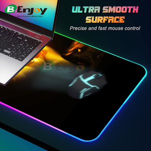 Hot bán RGB LED Mousepad đầy màu sắc Chuột chơi <span class=keywords><strong>game</strong></span> <span class=keywords><strong>pad</strong></span> cho máy tính cổ vật liệu cao su để chơi trò chơi - Product Image 5