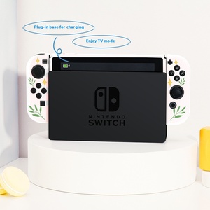 <span class=keywords><strong>Custodia</strong></span> in Silicone per gatto cartone animato per Nintendo per <span class=keywords><strong>Switch</strong></span> NS/OLED All-Inclusive Soft Shell con impugnatura per gioco S01XBB023 - Product Image 3