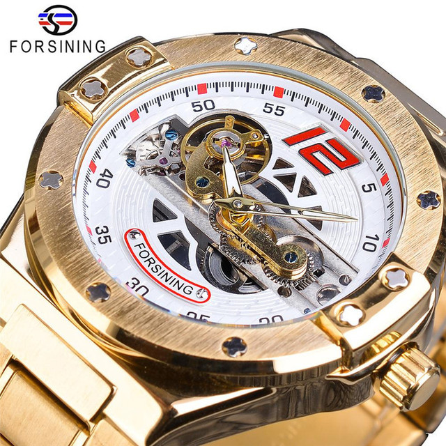 2024 HOT Sale Brand FORSINING FSG4036 Fashion Casual Men's Style Watch Waterproof Luminous Automatic Mechanical Watch
