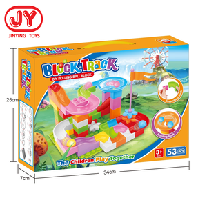 2020 marble race's maze balls Duploed funnel construction blocks toys for toddlers - Product Image 5