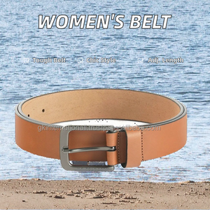 Wholesale Durable Casual Style Women's Square Soft Cow Hide Waist <b>Belt</b> Alloy Buckle <b>for</b> <b>Jeans</b> Made in India - Product Image 3