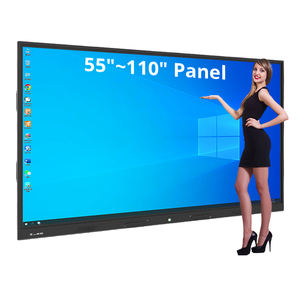 Tablero inteligente de 55 65 75 86 pulgadas, pantalla táctil infrarroja, pizarra digital interactiva, panel plano para equipo escolar - Product Image 1