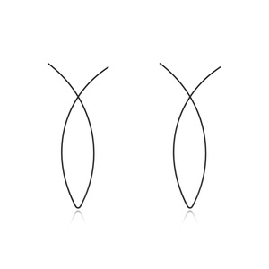 New European and American <strong>Jewelry</strong> Pieces - Fashionable and Simple Featuring <strong>Abstract</strong> Art Fish-line Earrings for Earrings - Product Image 6