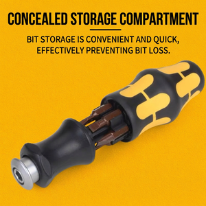 RUIKE Multi-Bit <b>Screwdriver</b> 6 In 1 Industrial Grade With Anti-Slip Handle Cross Phillips Bit Tool Set - Product Image 3