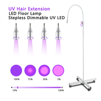Lampe UV portable pour cils 5W 10W, lumière LED UV pour le séchage de la colle d'extension de cils, outil professionnel pour l'application des cils
