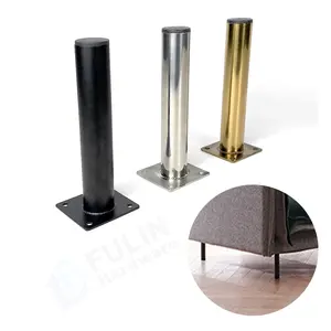 Modern Chrome Furniture <strong>Bed</strong> <strong>Support</strong> <strong>Leg</strong> Factory Price Metal Sofa &amp; Table <strong>Legs</strong> for Living Room &amp; Bedroom Hotel Use - Product Image 1