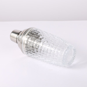 13 oz oro argento inox coperchi di vetro bevande <span class=keywords><strong>Shaker</strong></span> Cocktail <span class=keywords><strong>Shaker</strong></span> per Cocktail per bar whisky - Product Image 3