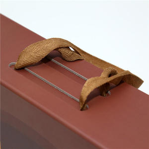 Custom Foldable Corrugated Cardboard Clothing Underwear Shoe <b>Box</b> with Ribbon Handle Wholesale Handbag Paper <b>Box</b> Packaging - Product Image 6