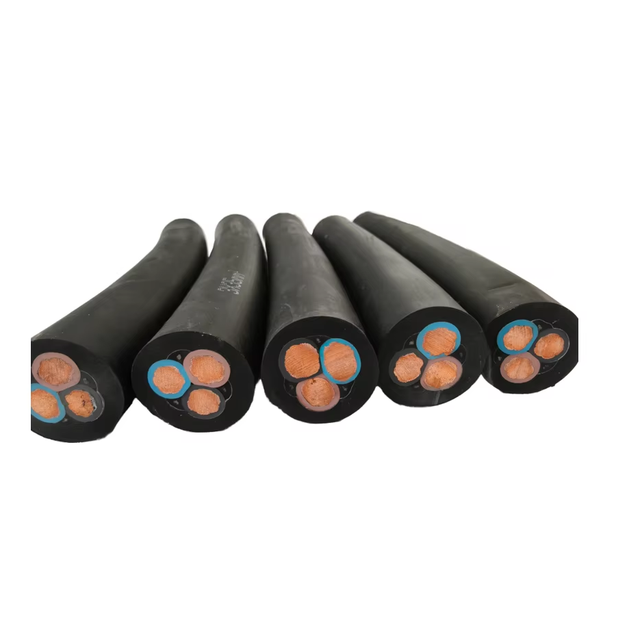 JHS Submersible Pump Cable Flexible Rubber Sheath Industrial Water Supply System for Deep Wells Power Cable Copper Conductor