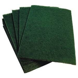 Taches de graisse pour la cuisine, exfoliant, éponge en fibre de nylon, tampons à récurer verts - Product Image 2