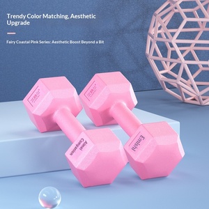 Haltères colorés écologiques pour femmes, hommes et enfants, pour la musculation des bras et le yoga, 1 kg/2 kg/3 kg - Product Image 2