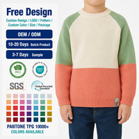 Sweat-shirts d'hiver pour enfants OEM, logo personnalisé, vêtements à manches longues pour enfants, vente en gros de chemises de sport rayées pour enfants