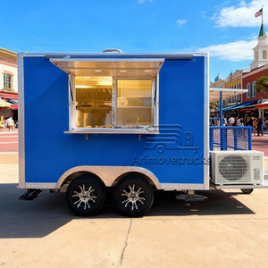 Remorque de restauration mobile d'extérieur pour doner <span class=keywords><strong>kebab</strong></span>, rôtissoire commerciale, à vendre à prix abordable - Product Image 1