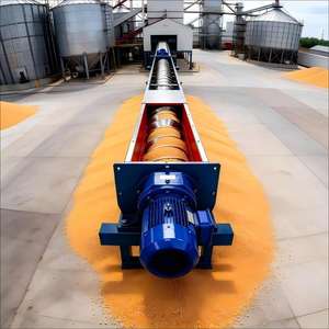 Op maat gemaakte hellende schroeftransporteur voor cement, graan, zand en continue toevoerapplicaties - Product Image 1