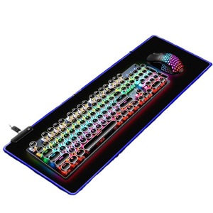 Phổ biến RGB sáng trò chơi chuột Pad Nhiều Màu ánh sáng Internet cafe trò chơi Bảng Pad kích thước lớn chống trượt sáng Pad - Product Image 1