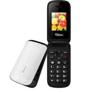 OEM 1,77 Zoll Dual-Sim billige Quad-Bänder Flip-Feature-Telefon GSM-Handy
