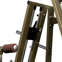 Banc de musculation double réglable de qualité supérieure pour les passionnés de gym à domicile et l'entraînement en salle de sport