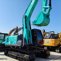 Excavatrice sur chenilles Hitachi ZX200 ZX200-5A d'occasion, 20 tonnes, moteur japonais d'origine, matériel de construction