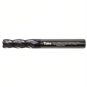 ดอกกัดคาร์ไบด์ Ta1426 เคลือบนาโน TiAln แบบ 30 องศา เฮลิกซ์ ทอริก 4 ฟลุต - Product Image 2