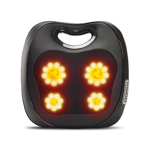 Rechargeable Waist Massager With <b>Heating</b> Function For Neck Back Hip Leg Massage PU Leather Near Square Design - Product Image 1
