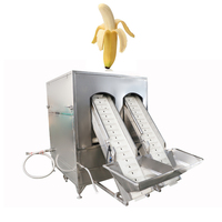 Hoge kwaliteit elektrische automatische rijpe bananenschiller van roestvrij staal 304, hoog rendement fruit schilmachine